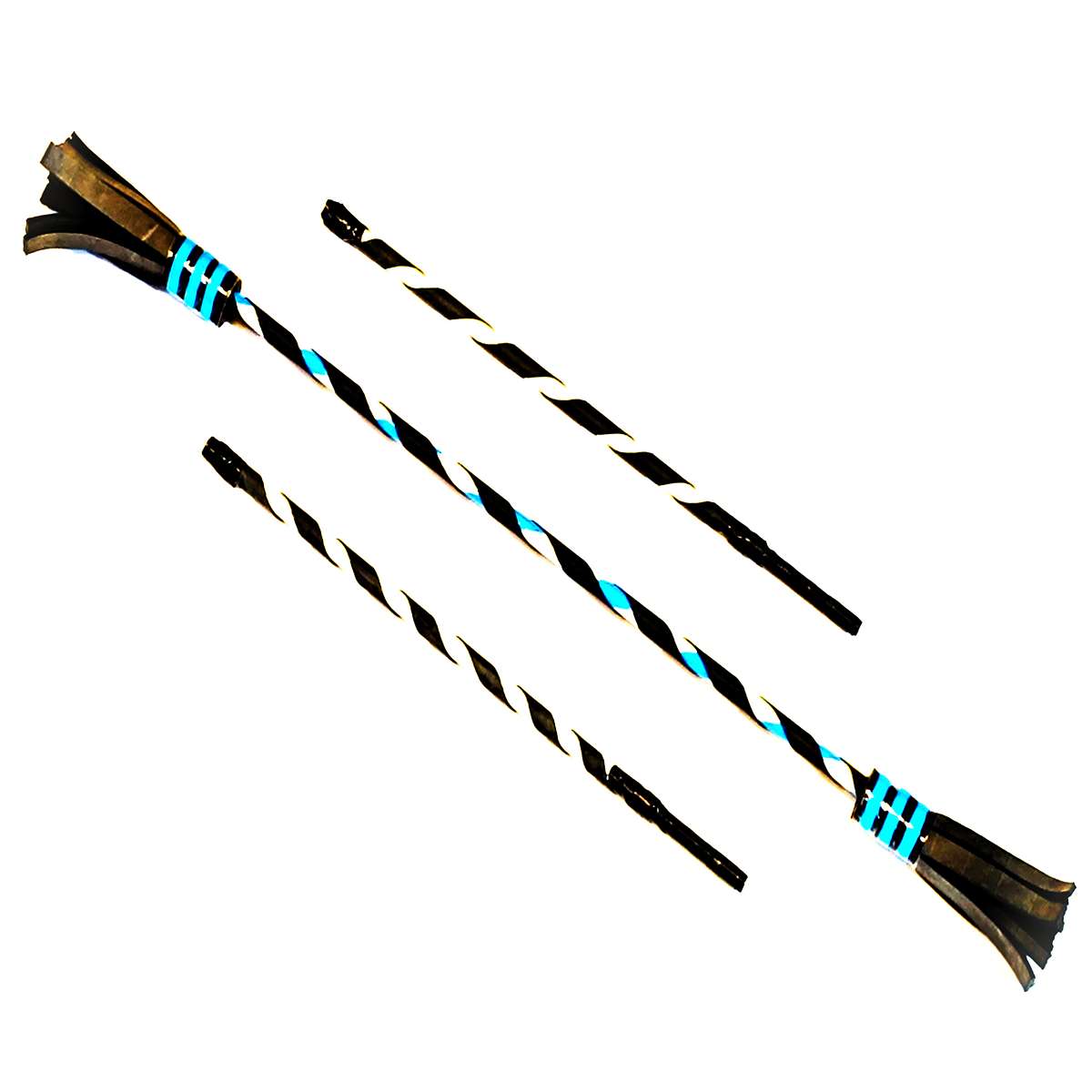 Gumispirálos ördögbot, ördögpálca, virágbot,virágpálca,kék