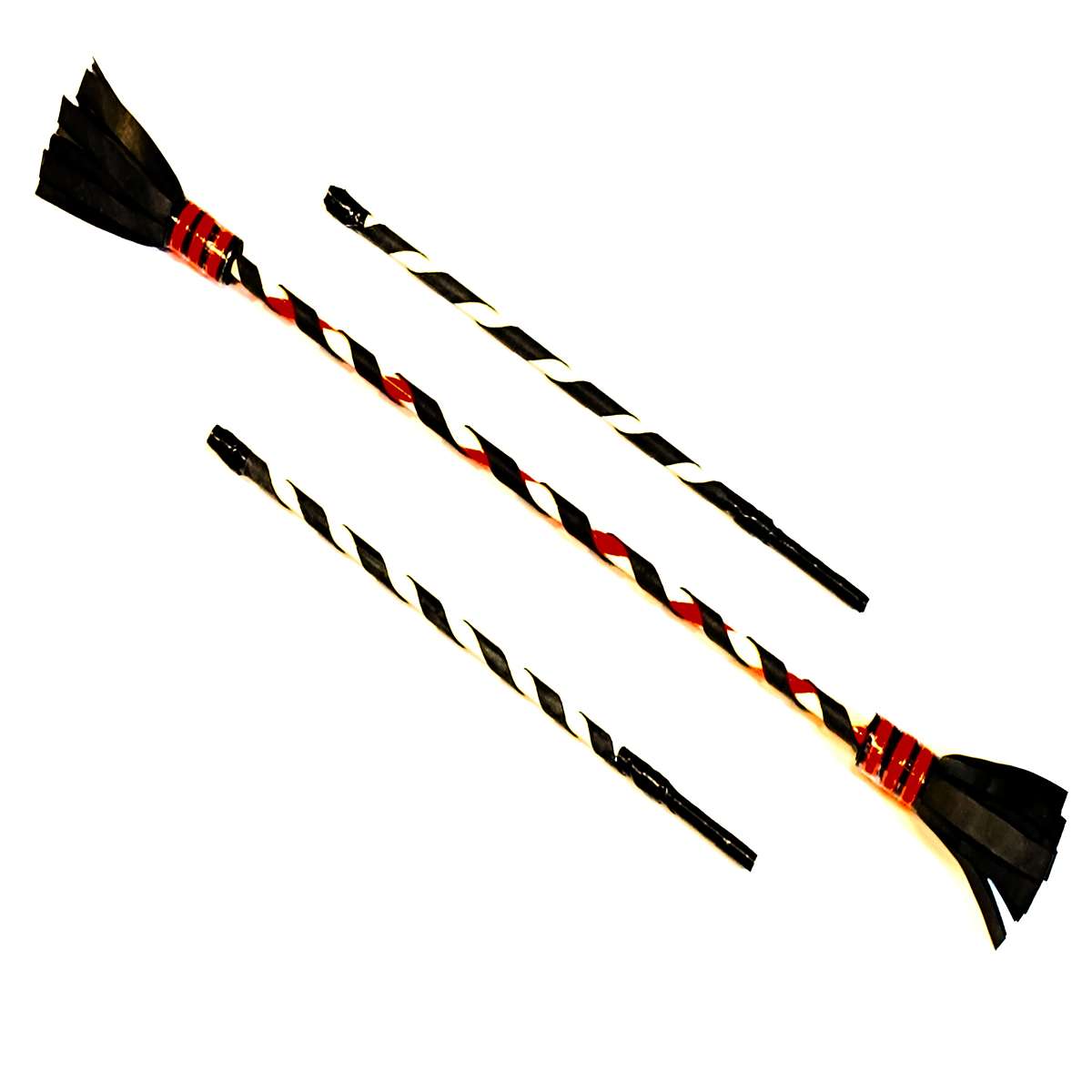 Gumispirálos ördögbot, ördögpálca, virágbot, virágpálca, Uv piros